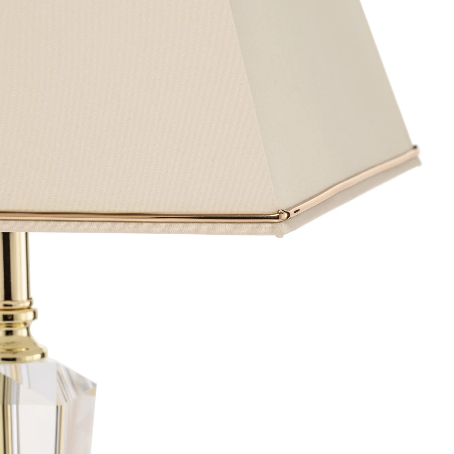 Lampe à Poser Veronique, Pied étroit, Crème/doré 5 Lampe à Poser Veronique, Pied étroit, Crème/doré – Image 5