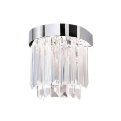 Applique LED Prism Uplight Et Downlight, Chromée -Déco Lumière Soldes 7255651 3