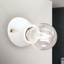 Applique Murale Frost En Céramique, Blanche