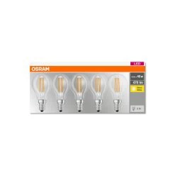 OSRAM Ampoule LED E14 P40 4W Filament 827 470lm X5 -Déco Lumière Soldes 7262705 2