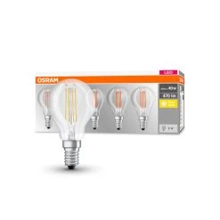 OSRAM Ampoule LED E14 P40 4W Filament 827 470lm X5