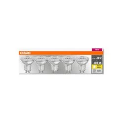 OSRAM 5 Réflecteurs LED GU10 4,3W 36° 2 700K 350lm -Déco Lumière Soldes 7262712 3
