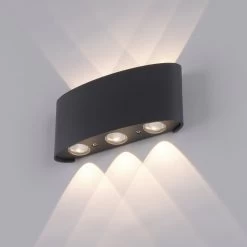 Applique D’extérieur LED Carlo, IP54, à 6 Lampes