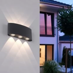 Applique D’extérieur LED Carlo, IP54, à 6 Lampes -Déco Lumière Soldes 7501887 3