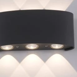 Applique D’extérieur LED Carlo, IP54, à 6 Lampes -Déco Lumière Soldes 7501887 6