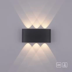 Applique D’extérieur LED Carlo, IP54, à 6 Lampes -Déco Lumière Soldes 7501887 8