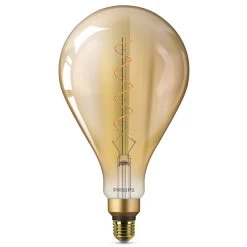 Philips E27 4,5 W Ampoule LED Giant, Blanc Chaud, Dorée
