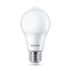 Philips Ampoule LED E27 A60 Capteur 8W 2 700K Mate