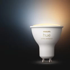 Philips Hue White Ambiance 4,3 W GU10 Ampoule LED -Déco Lumière Soldes 7534135 2