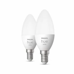 Philips Hue White 5,5W E14 2 Ampoules Flamme LED 8 Philips Hue White 5,5W E14 2 Ampoules Flamme LED -Déco Lumière Soldes 7534161 2