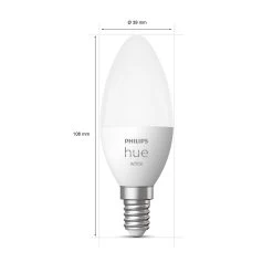 Philips Hue White 5,5W E14 2 Ampoules Flamme LED 9 Philips Hue White 5,5W E14 2 Ampoules Flamme LED -Déco Lumière Soldes 7534161 3