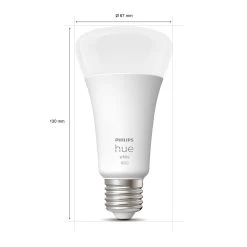 Philips Hue White E27 15,5W A67 Ampoule LED 2 700K -Déco Lumière Soldes 7534263 2