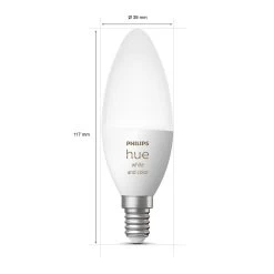 Philips Hue 2 Flammes White&Color Amb. E14 5,3 W 10 Philips Hue 2 Flammes White&Color Amb. E14 5,3 W -Déco Lumière Soldes 7534271 3