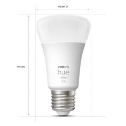 Philips Hue White 9,5W 1055lm 2 Ampoules LED E27 -Déco Lumière Soldes 7534318 6