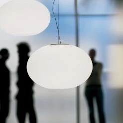 Prandina Zero S7 Suspension, Verre Opale, Ø 45 cm