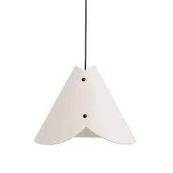 ALMUT 0314 Suspension Conique 1 Lampe, Blanc Laine -Déco Lumière Soldes 7594153 2