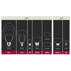 Paulmann Ampoule LED E27 5 W G95 Fantastic Colors -Déco Lumière Soldes 7601857 5
