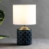 Pauleen Glowing Midnight Lampe De Table Blanc/bleu