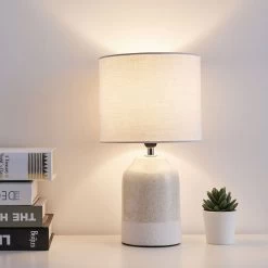 Pauleen Sandy Glow Lampe à Poser, Blanche/beige 10 Pauleen Sandy Glow Lampe à Poser, Blanche/beige -Déco Lumière Soldes 7602430 2