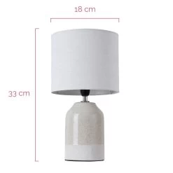 Pauleen Sandy Glow Lampe à Poser, Blanche/beige 13 Pauleen Sandy Glow Lampe à Poser, Blanche/beige -Déco Lumière Soldes 7602430 5
