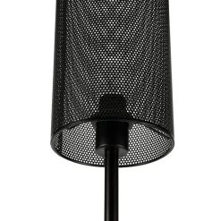 Pauleen Black Mesh Lampadaire En Métal Noir -Déco Lumière Soldes 7602463 6