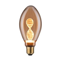Paulmann Ampoule LED E27 3,5 W Helix 1 800 K Dorée