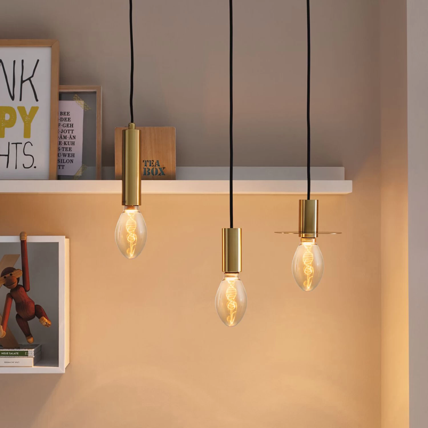 Paulmann Ampoule LED E27 3,5 W Helix 1 800 K Dorée 4 Paulmann Ampoule LED E27 3,5 W Helix 1 800 K Dorée – Image 4