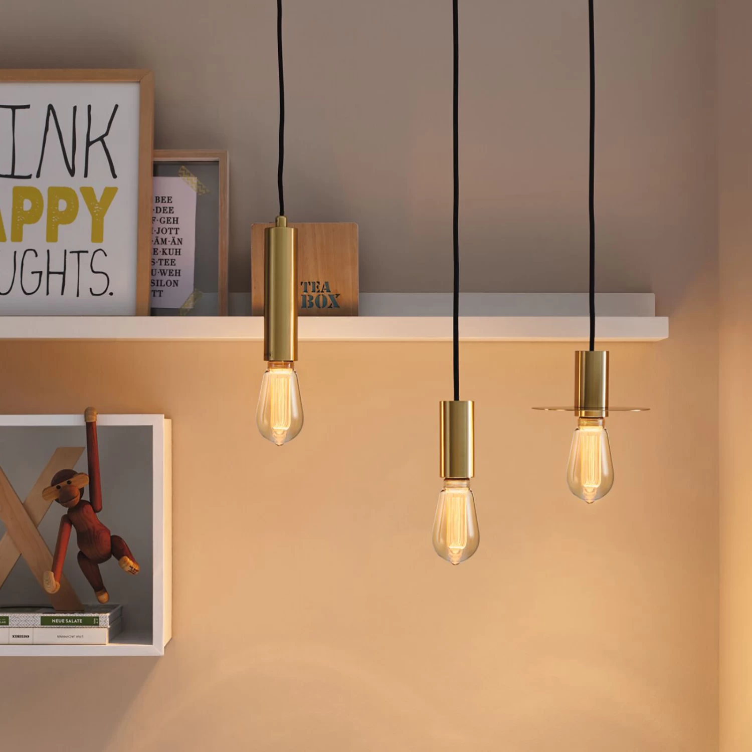 Paulmann Ampoule LED E27 3,5W Arc 1800K ST64 Or 4 Paulmann Ampoule LED E27 3,5W Arc 1800K ST64 Or – Image 4