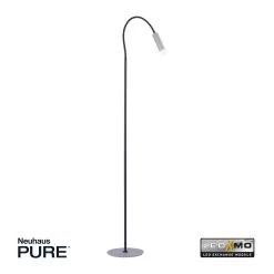 PURE Gemin Lampadaire LED Argenté -Déco Lumière Soldes 7610911 7