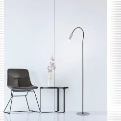 PURE Gemin Lampadaire LED Argenté -Déco Lumière Soldes 7610911 8