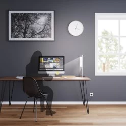 Regent Joker Lampe à Poser LED, Argentée