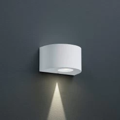 Applique D'extérieur LED Rosario Ronde, Blanche -Déco Lumière Soldes 8029302 2