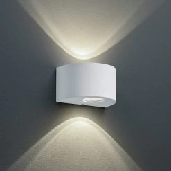 Applique D'extérieur LED Rosario Ronde, Blanche -Déco Lumière Soldes 8029302 3