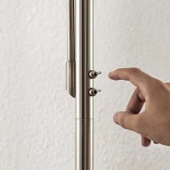 Lindby Jaileen Lampadaire En Tissu, Liseuse, Blanc -Déco Lumière Soldes 8032247 5