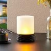 Lindby Saquir Lampe Déco Solaire Avec Effet Flamme