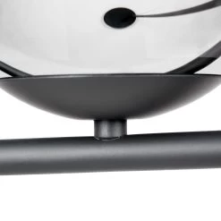 Lindby Denva Lampadaire Verre Fumé, Sphère Grise -Déco Lumière Soldes 8032630 6