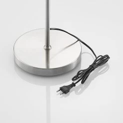 Lindby Ovirama Lampadaire En Fer, Nickel -Déco Lumière Soldes 8032654 7