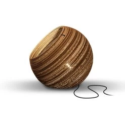 Think Paper Globe Lampe à Poser En Carton, Ø 44 cm -Déco Lumière Soldes 8536365 2