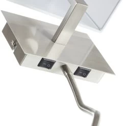 Applique 6519 Avec Liseuse LED, Argentée Satinée -Déco Lumière Soldes 8570662 5