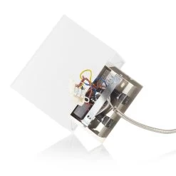 Applique 6519 Avec Liseuse LED, Argentée Satinée -Déco Lumière Soldes 8570662 6