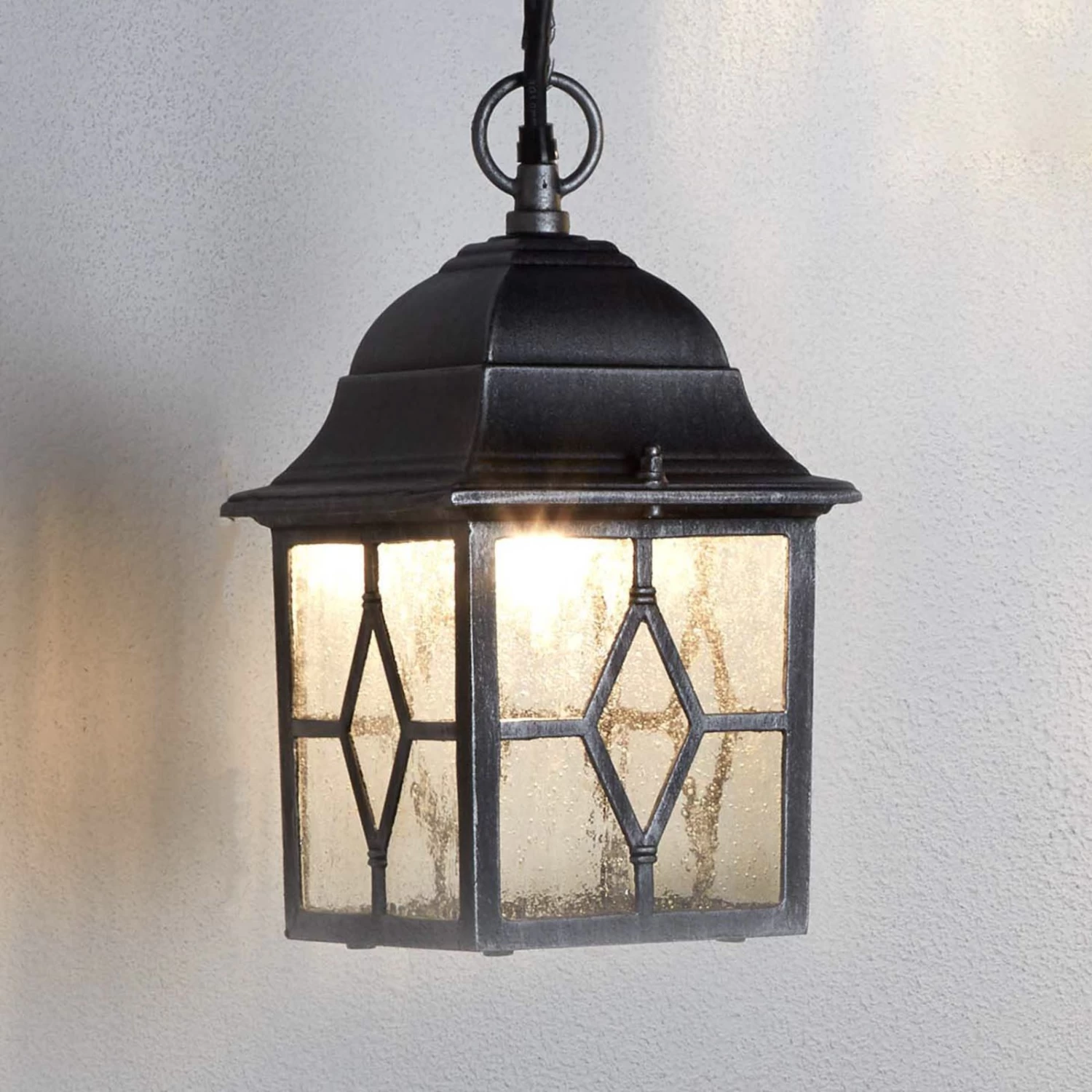 Suspension D’extérieur Genoa Avec Verre Au Plomb 1 Suspension D’extérieur Genoa Avec Verre Au Plomb