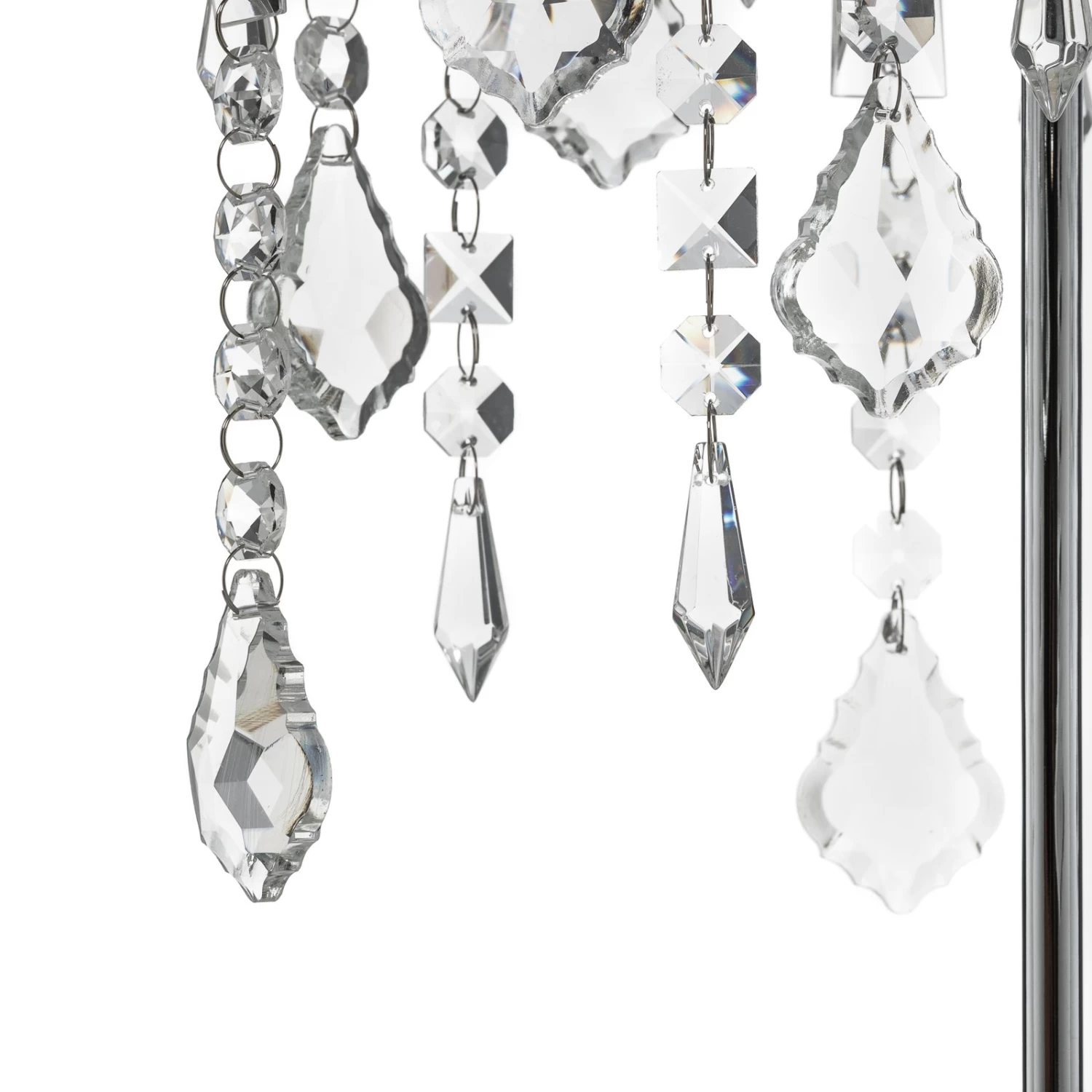 Lampe à Poser Laila Pendentif Cristal à 2 Lampes 5 Lampe à Poser Laila Pendentif Cristal à 2 Lampes – Image 5