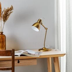 Lampe à Poser Keali En Laiton Ancien 10 Lampe à Poser Keali En Laiton Ancien -Déco Lumière Soldes 9004960 2