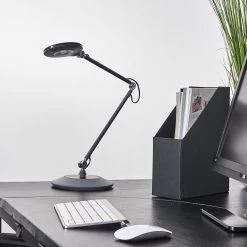 Lampe à Poser LED Roderic Anthracite -Déco Lumière Soldes 9005202 3