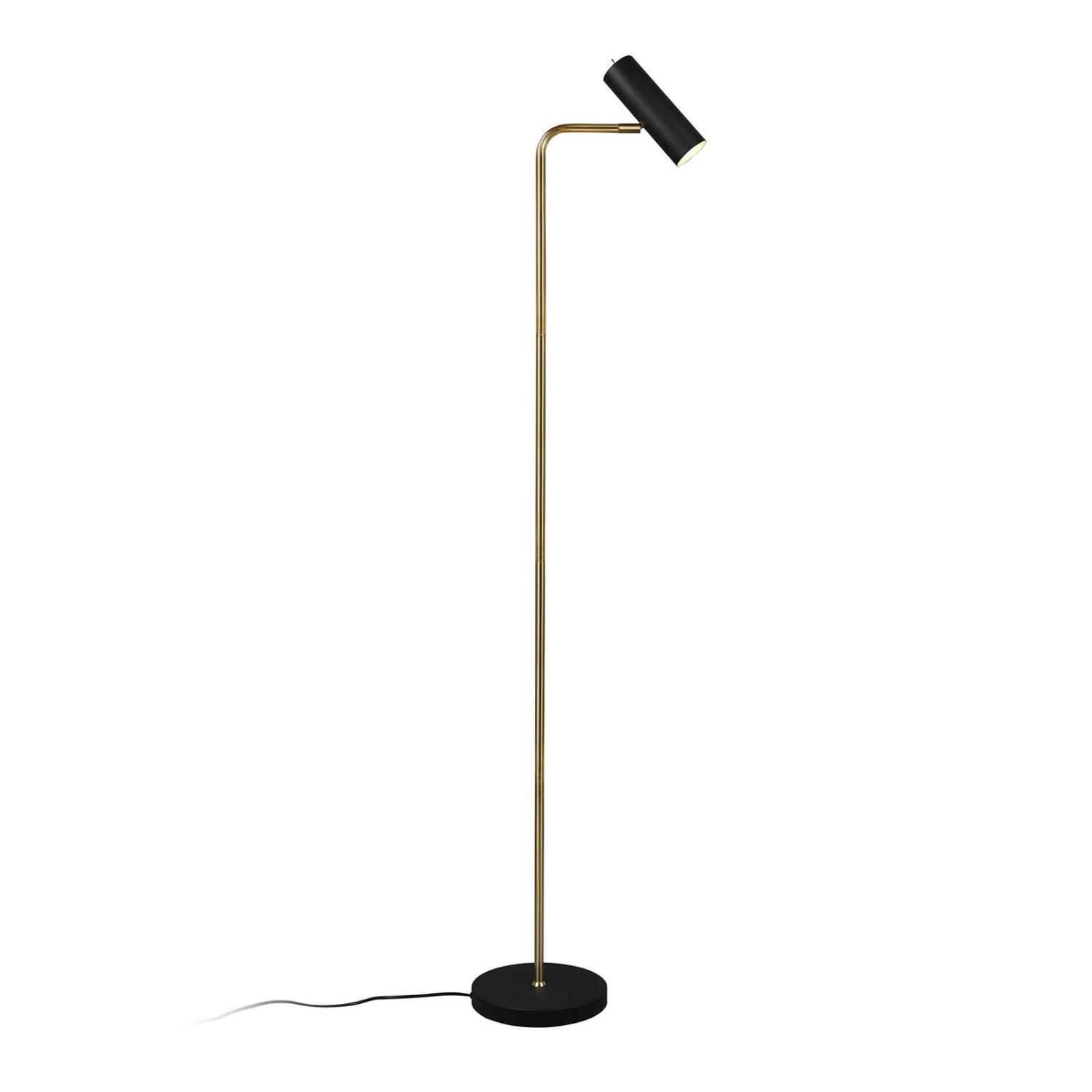 Lampadaire Marley, Laiton Mat / Noir Mat 6 Lampadaire Marley, Laiton Mat / Noir Mat – Image 6