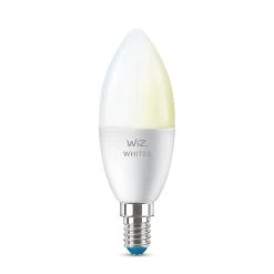 WiZ C37 Ampoule LED E14 4,9W Bougie Mate CCT