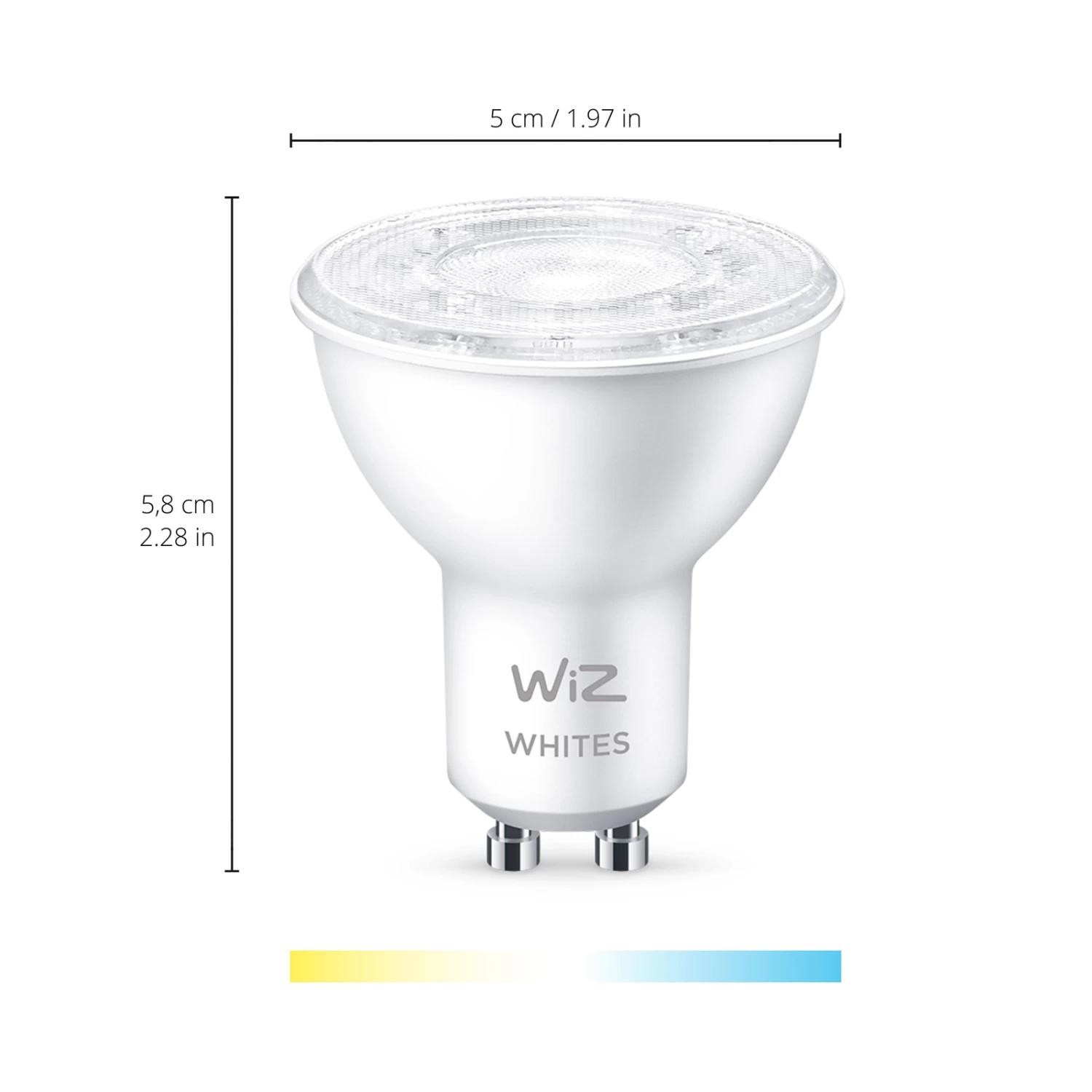 WiZ PAR16 Réflecteur LED GU10 4,7W CCT 2 WiZ PAR16 Réflecteur LED GU10 4,7W CCT – Image 2