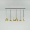 Tom Dixon Beat Range Linear Suspension X6 Laiton