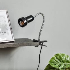 Lampe à Pince Lolek Avec Long Bras Flexible, Noir 11 Lampe à Pince Lolek Avec Long Bras Flexible, Noir -Déco Lumière Soldes 9049129 2