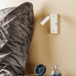 Applique LED Enzo Angulaire à Interrupteur Blanche 10 Applique LED Enzo Angulaire à Interrupteur Blanche -Déco Lumière Soldes 9050277 2